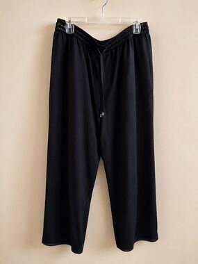 Women’s  Black Drawstring Jogger Pants - Casual Comfort